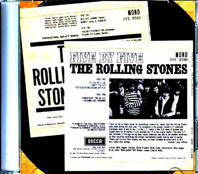 Rolling Stones & Five by Five from UK 7" EP Edition