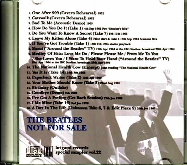 Beatles/Not for Sale Nems Records MOP-910