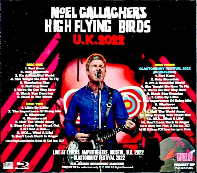 Noel Gallagher's High Flying Birds Noel Gallagher/England,UK 2022 & more