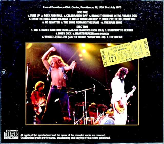 Led Zeppelin/RI,USA 1973 Upgrade