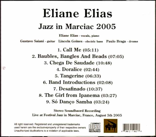 Eliane Elias/France 2005