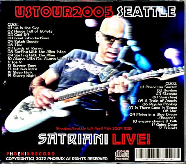 Joe Satriani Joe Satriani/WA,USA 2005
