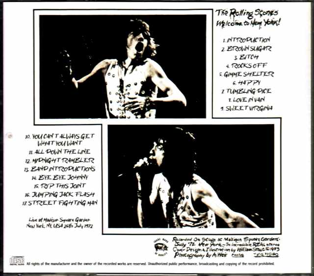 Rolling Stones/NY,USA 1972 Upgrade
