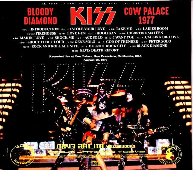 Kiss/Elvis Presley Memorial Edition CA,USA 1977 Huge Upgrade