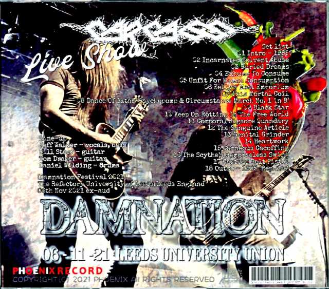 Carcass/England,UK 2021