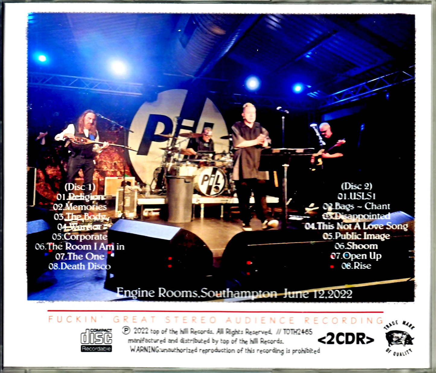 P.I.L. Public Image Ltd/England,UK 2022 Complete