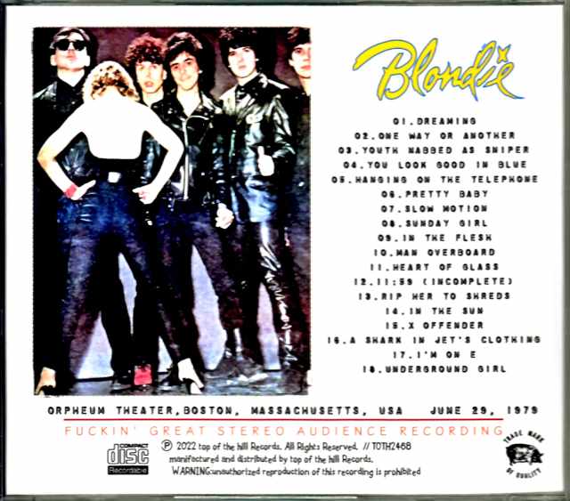 Blondie/MA,USA 1979