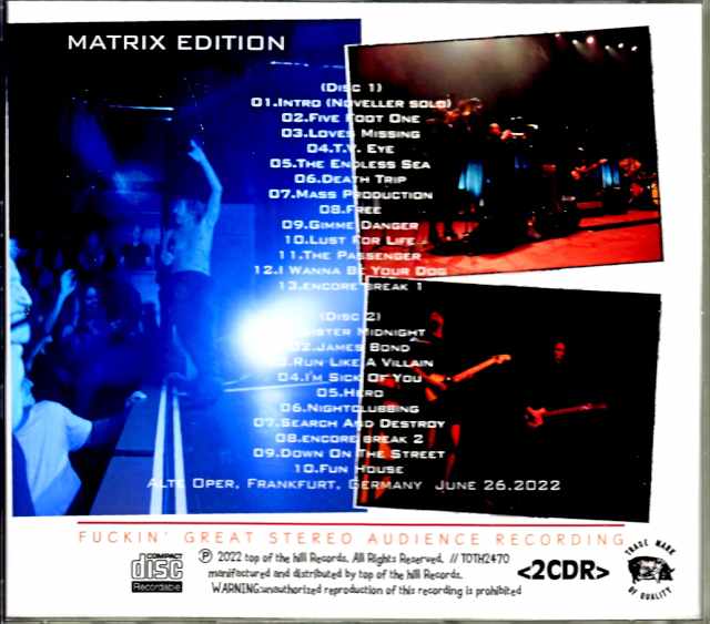 Iggy Pop/Germany 2022 Complete