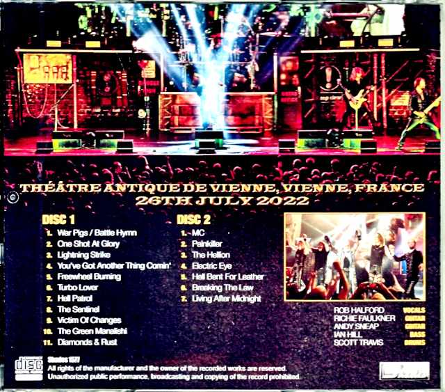 Judas Priest Judas Priest/France 2022