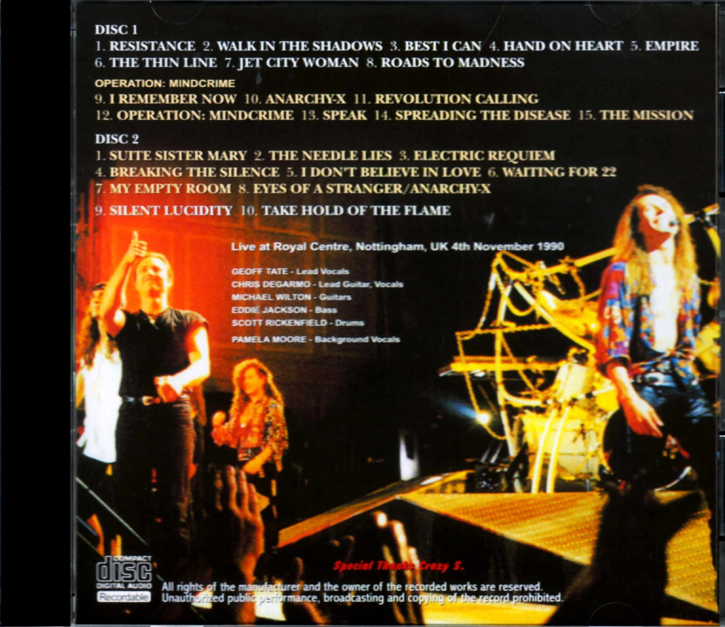 Queensryche/UK 1990