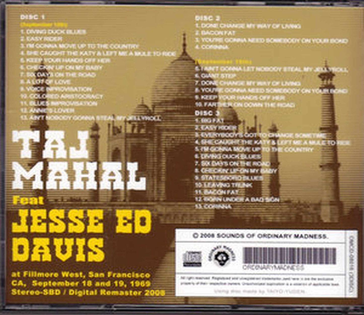 Taj Mahal, Jesse Ed Davis/California, USA 1969