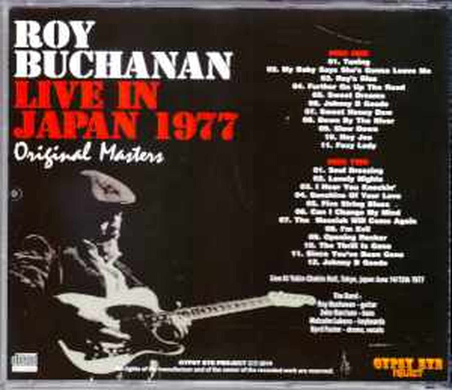 Roy Buchanan/Tokyo,Japan 1977