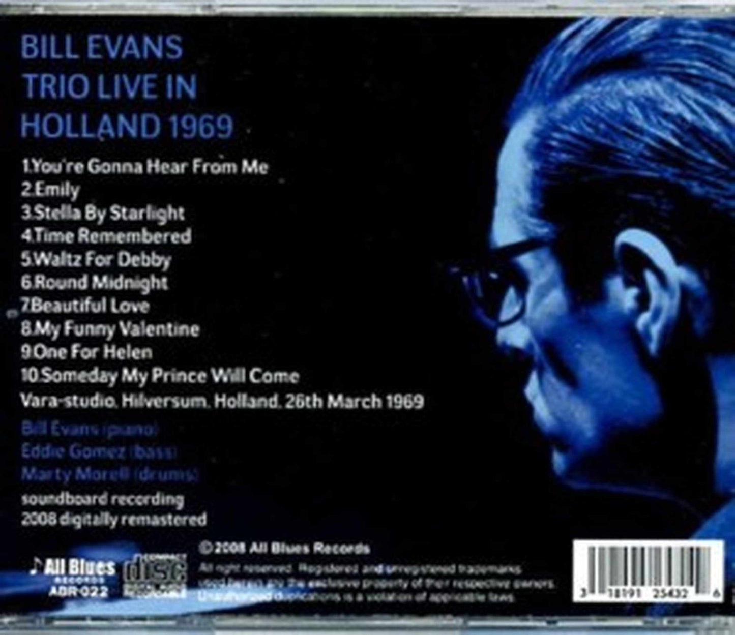 Bill Evans Trio Bill Evans/Hilversum,Holland 1969