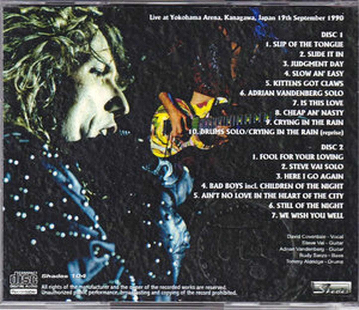Whitesnake/Kanagawa,Japan 1990