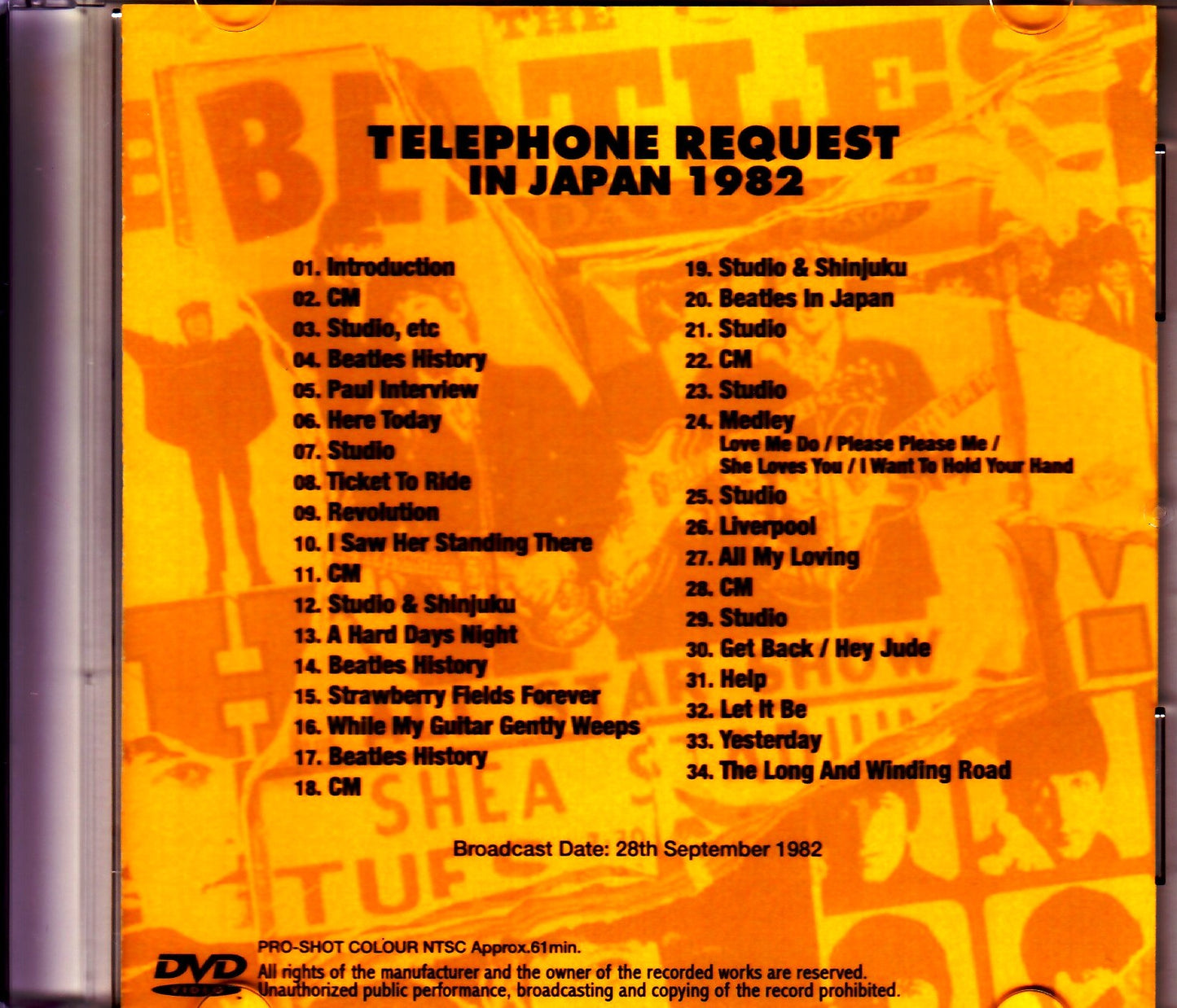 Beatles/Broadcast in Japan 1982