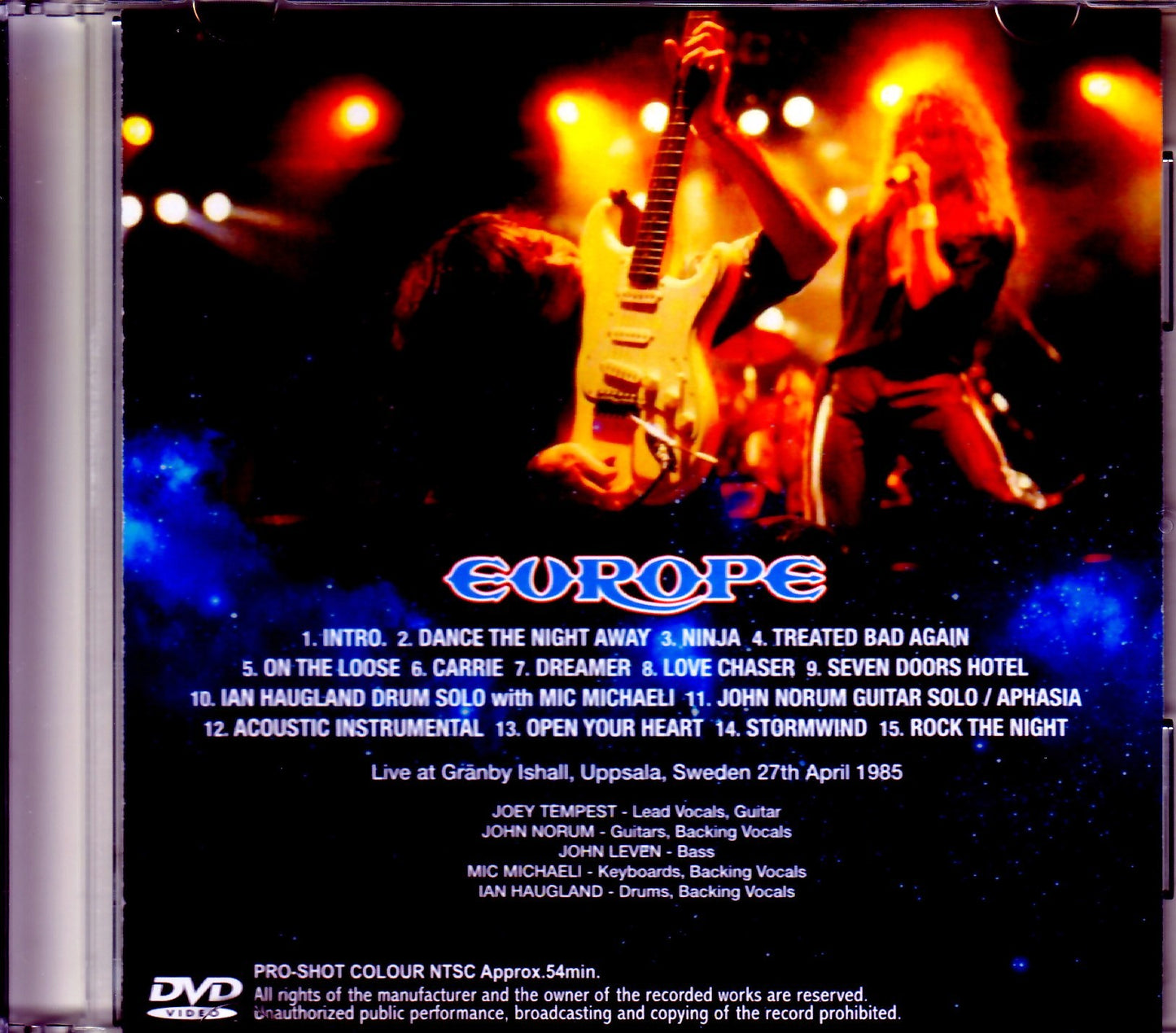 Europe/Sweden 1985