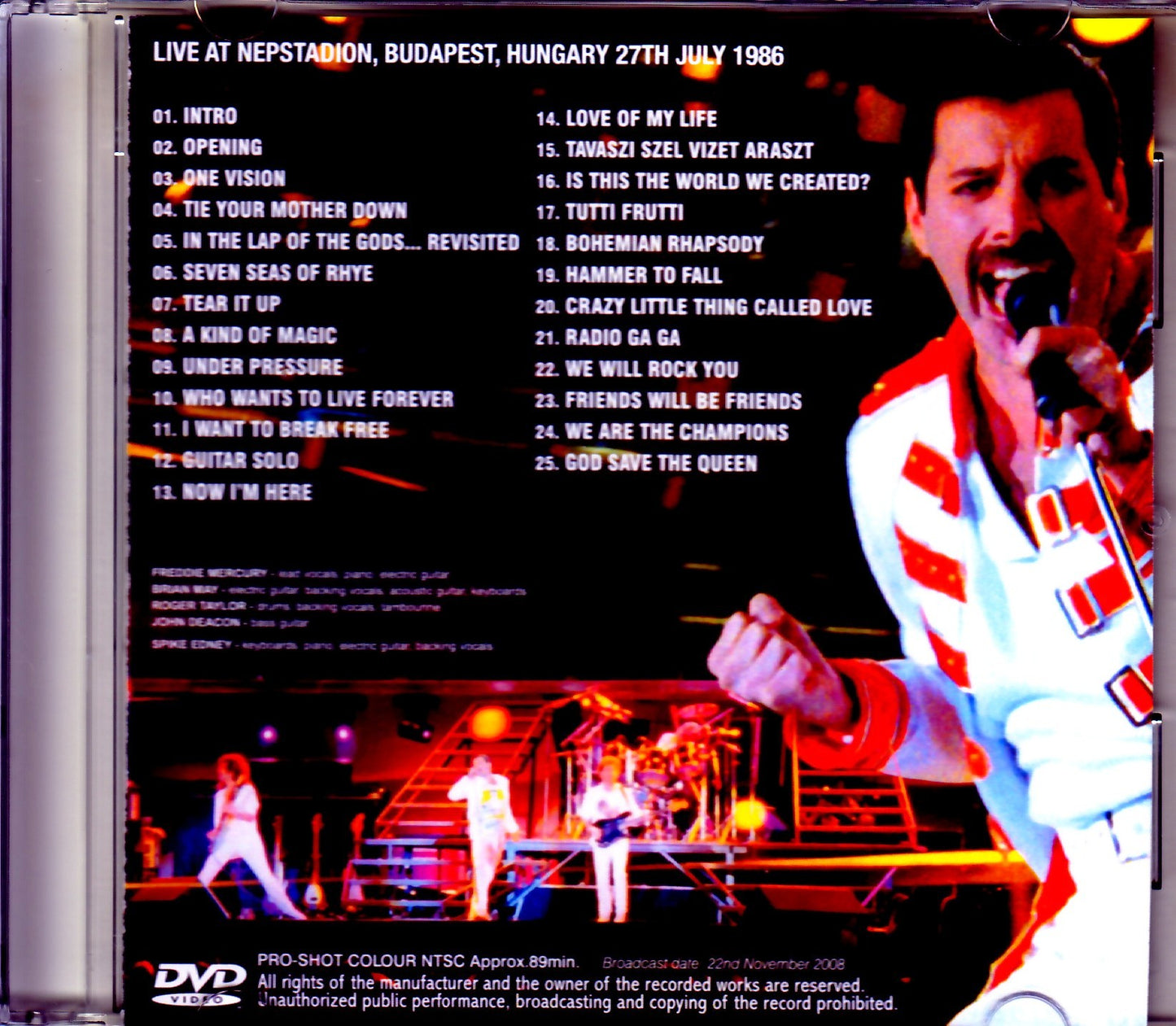 Queen/Hungary 1986 Japan Broadcast Ver.
