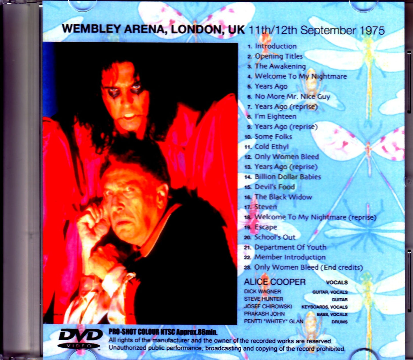 Alice Cooper/London,UK 1975 Japanese Broadcast Ver.