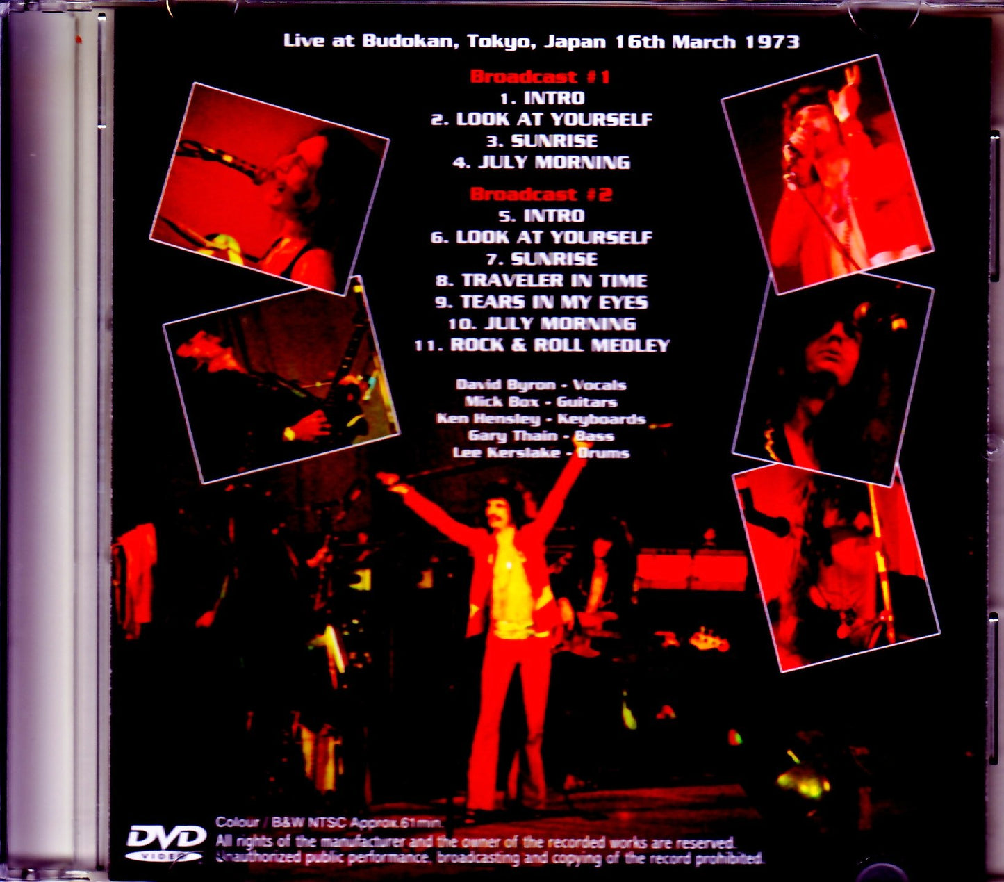 Uriah Heep/Tokyo,Japan 1973 Japan Broadcast Ver.
