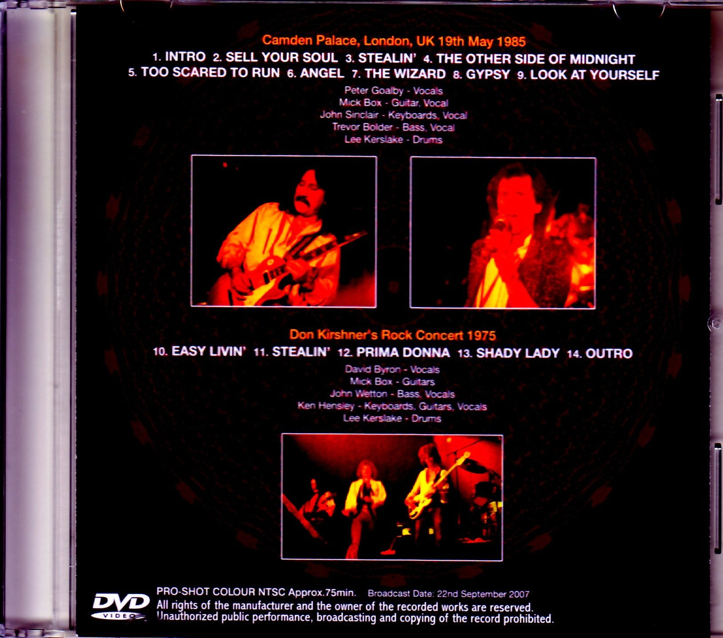 Uriah Heep/London,UK 1985 & more Japanese Broadcast Ver.