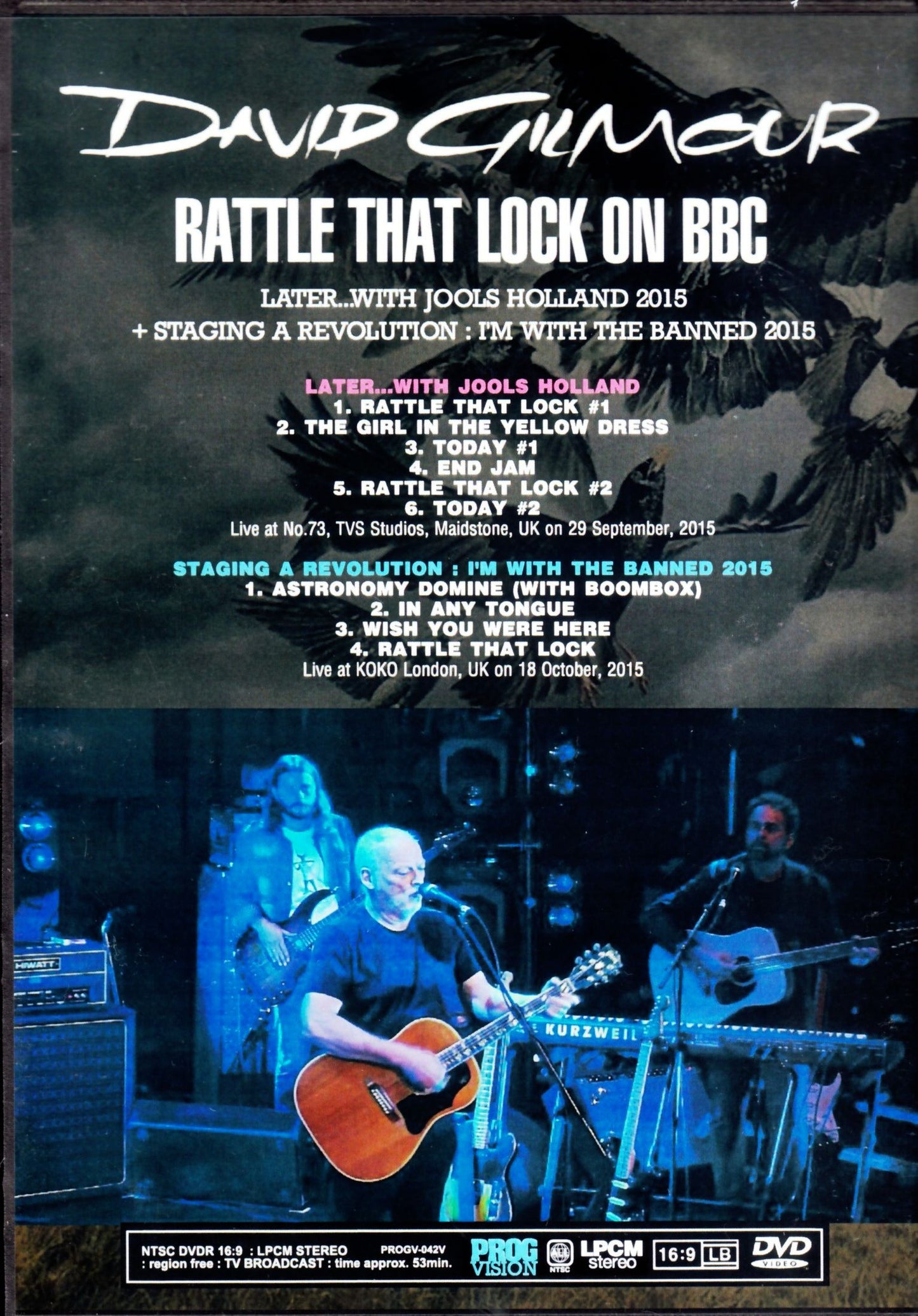 David Gilmour/Holland 2015 & more