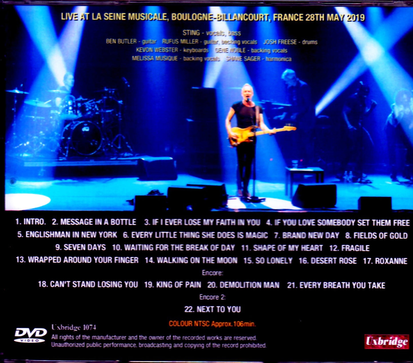 Sting/France 2019