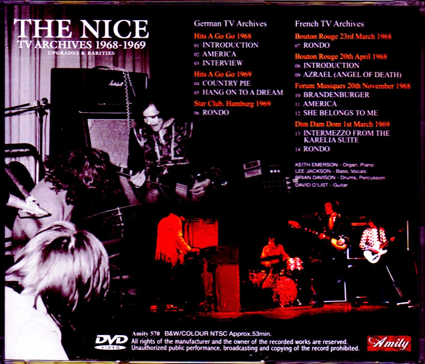 Nice/TV Archives 1968-1969 Upgrade & Rarities
