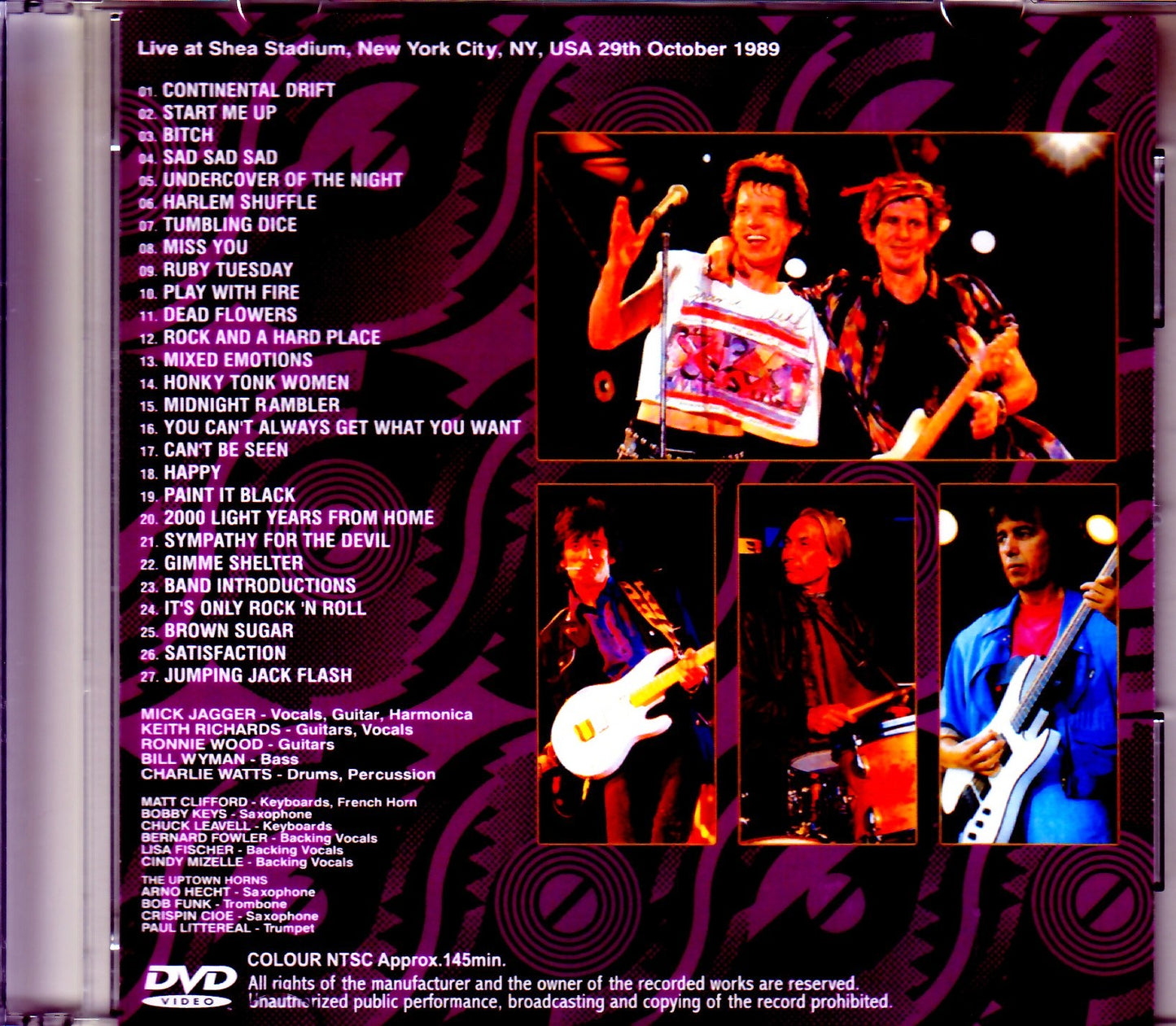 Rolling Stones/NY,USA 10.29.1989