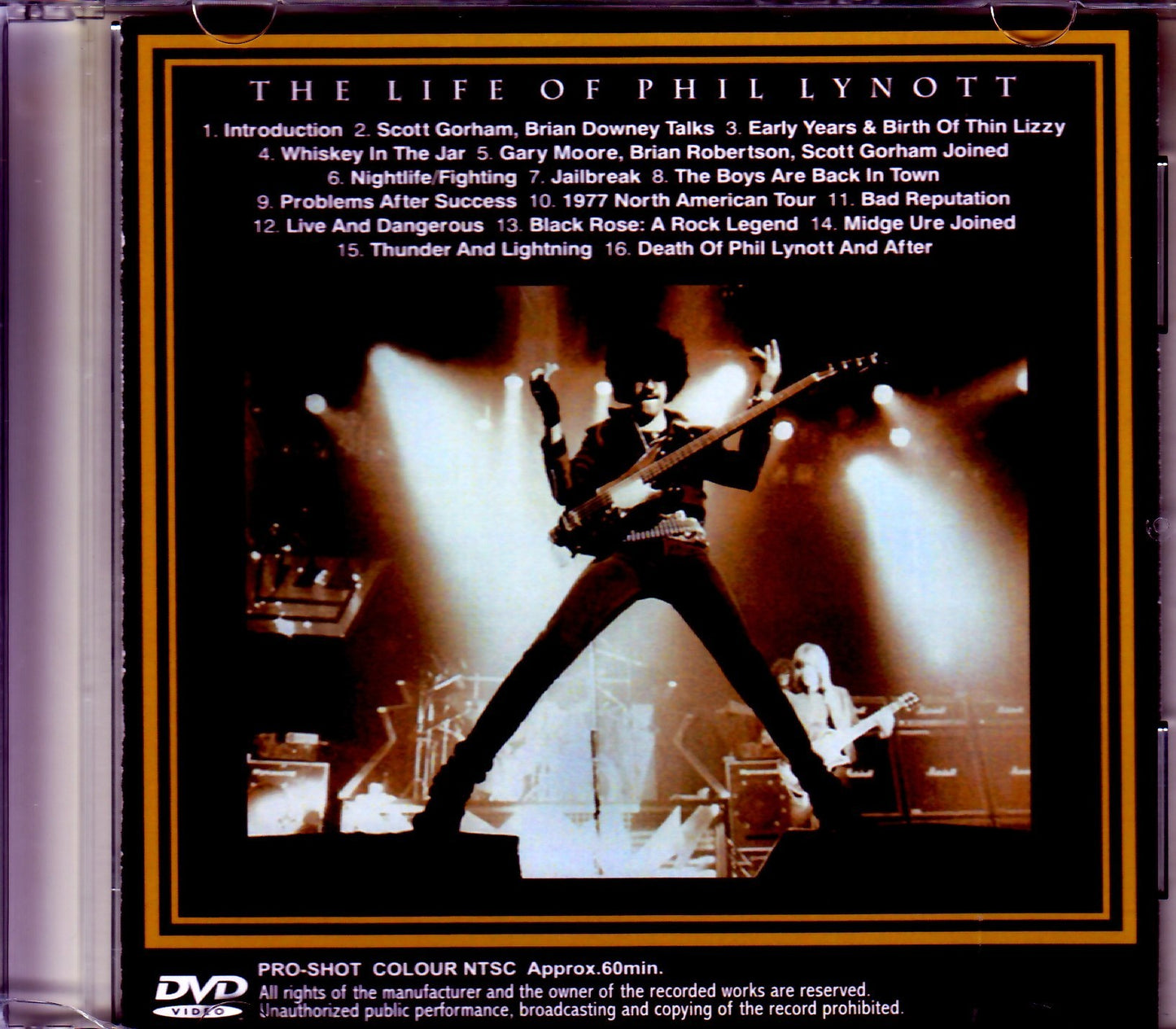 Thin Lizzy/Documentary of life of Phil Lynott PRO-SHOT