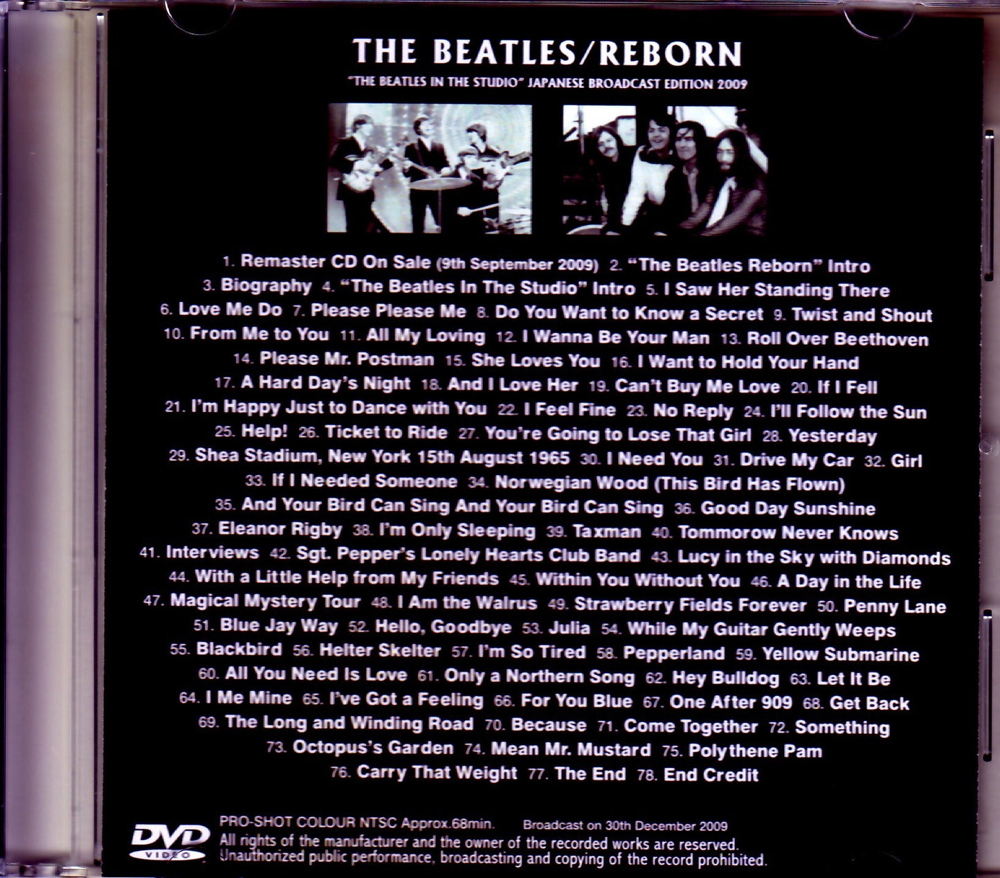 Beatles/Beatles in the Studio Japanesen Broadcast Ver.