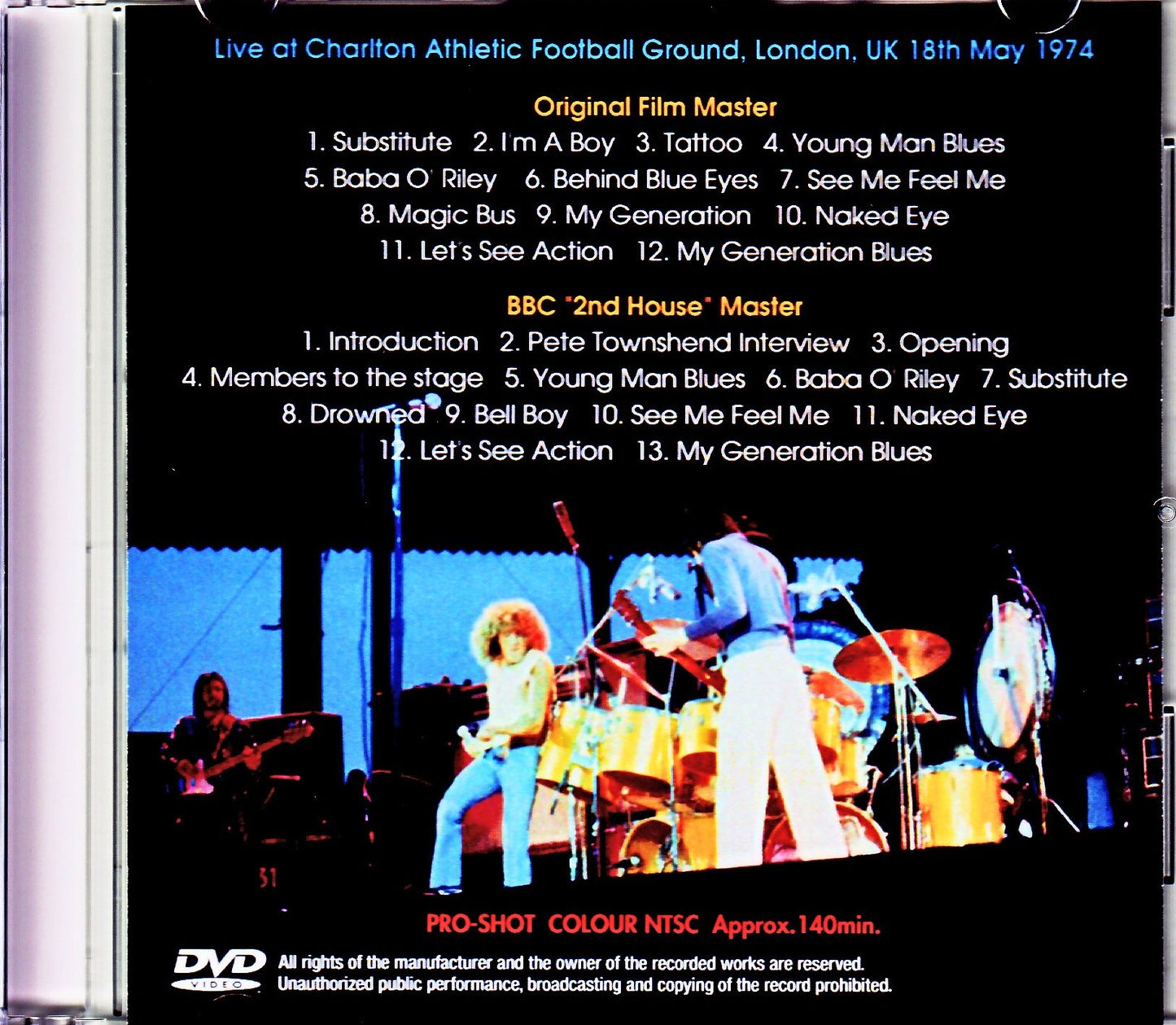 The Who/London,UK 1974 2 Source Ver.