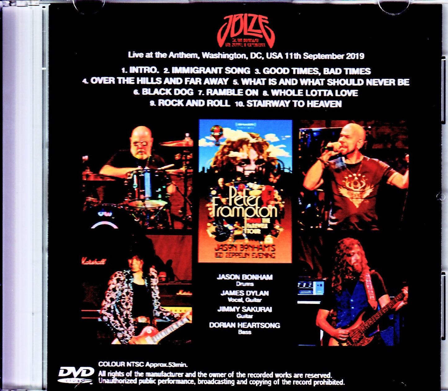 Jason Bonham's Led Zeppelin Experience/WA,USA 2019