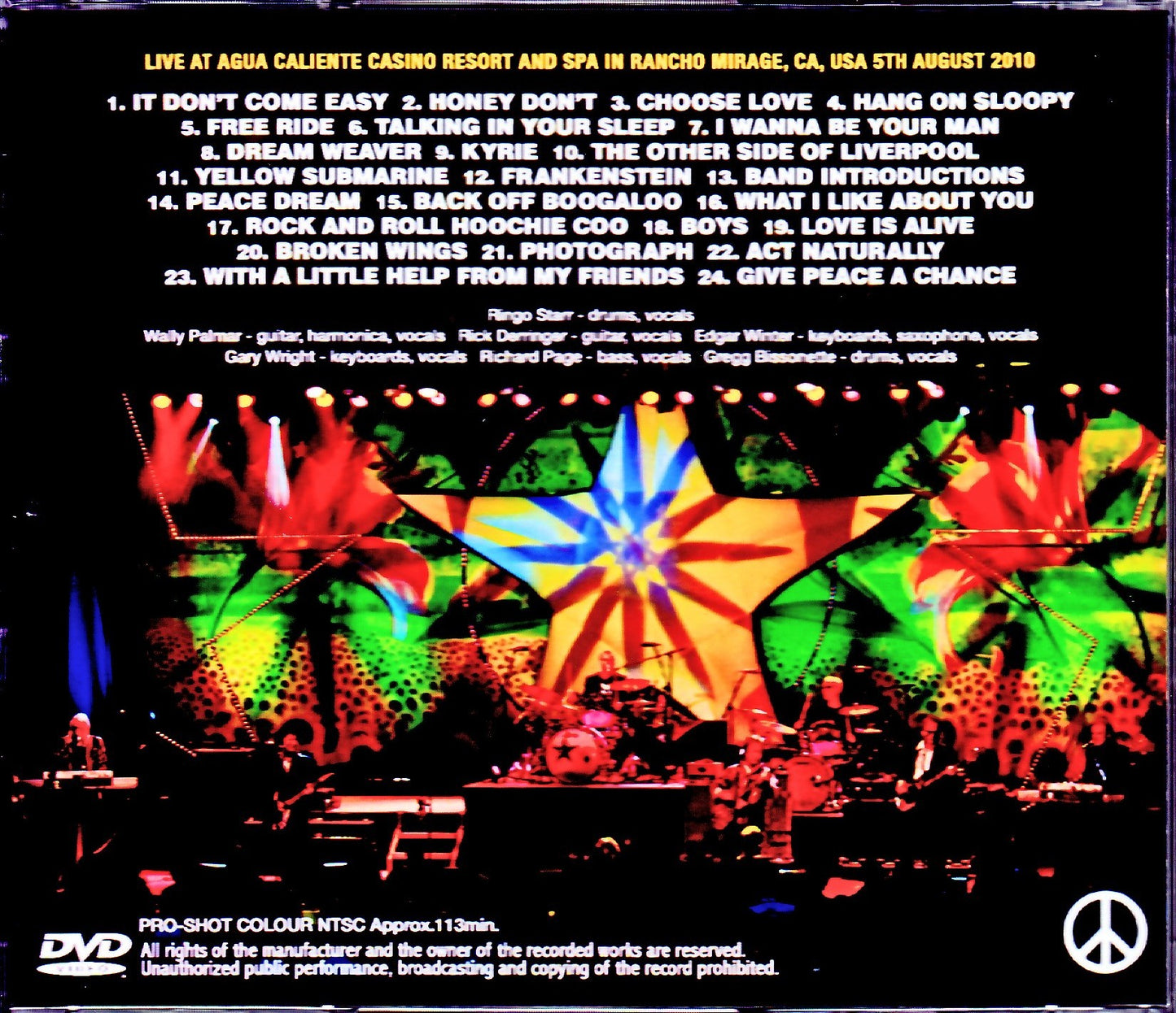Ringo Starr and the All Starr Band/CA,USA 2010