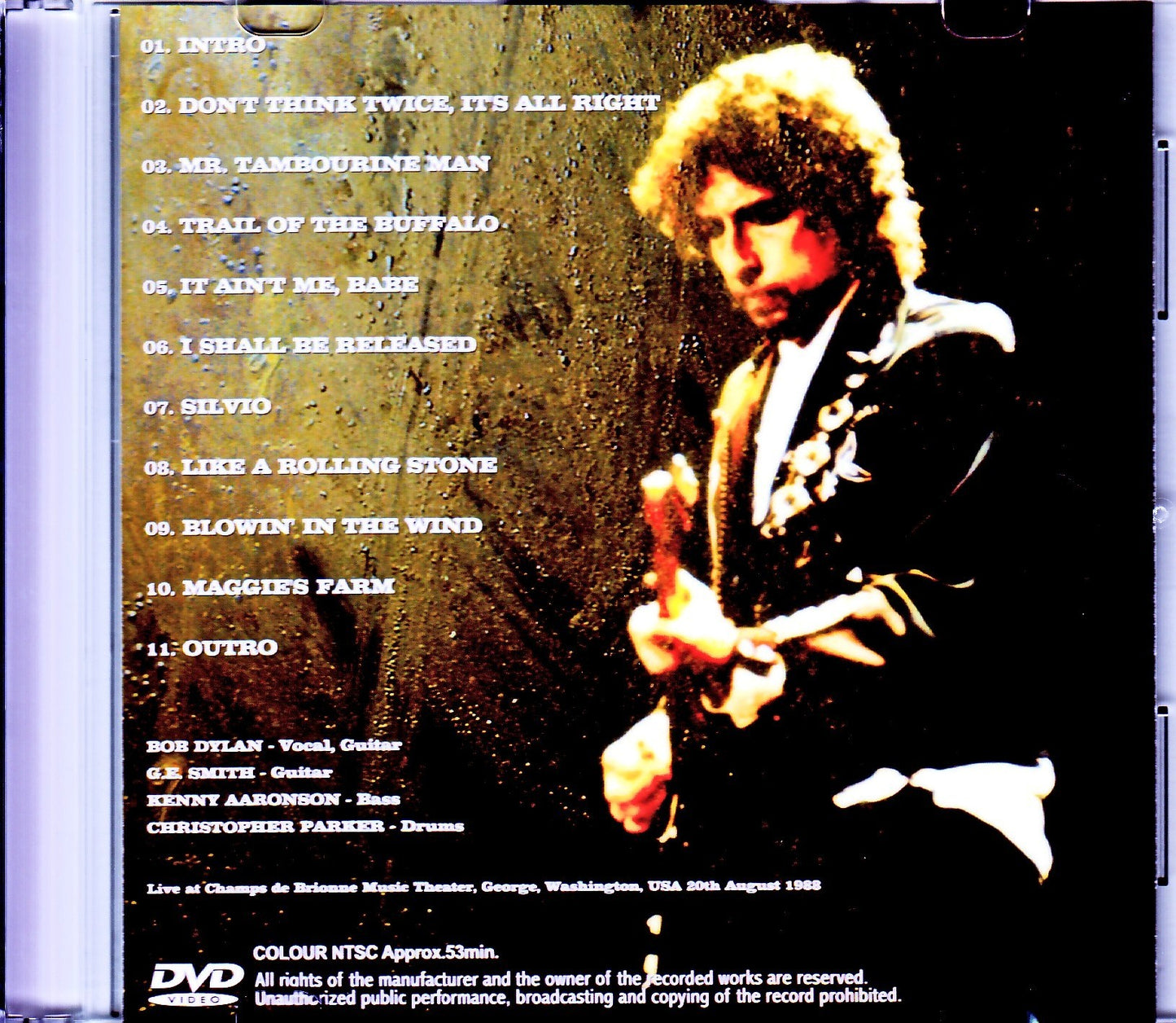 Bob Dylan/WA, USA 1988