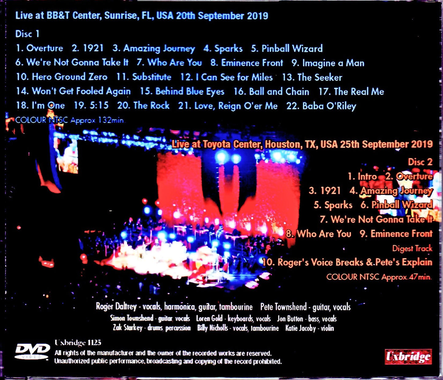 The Who/FL, USA 2019 & more