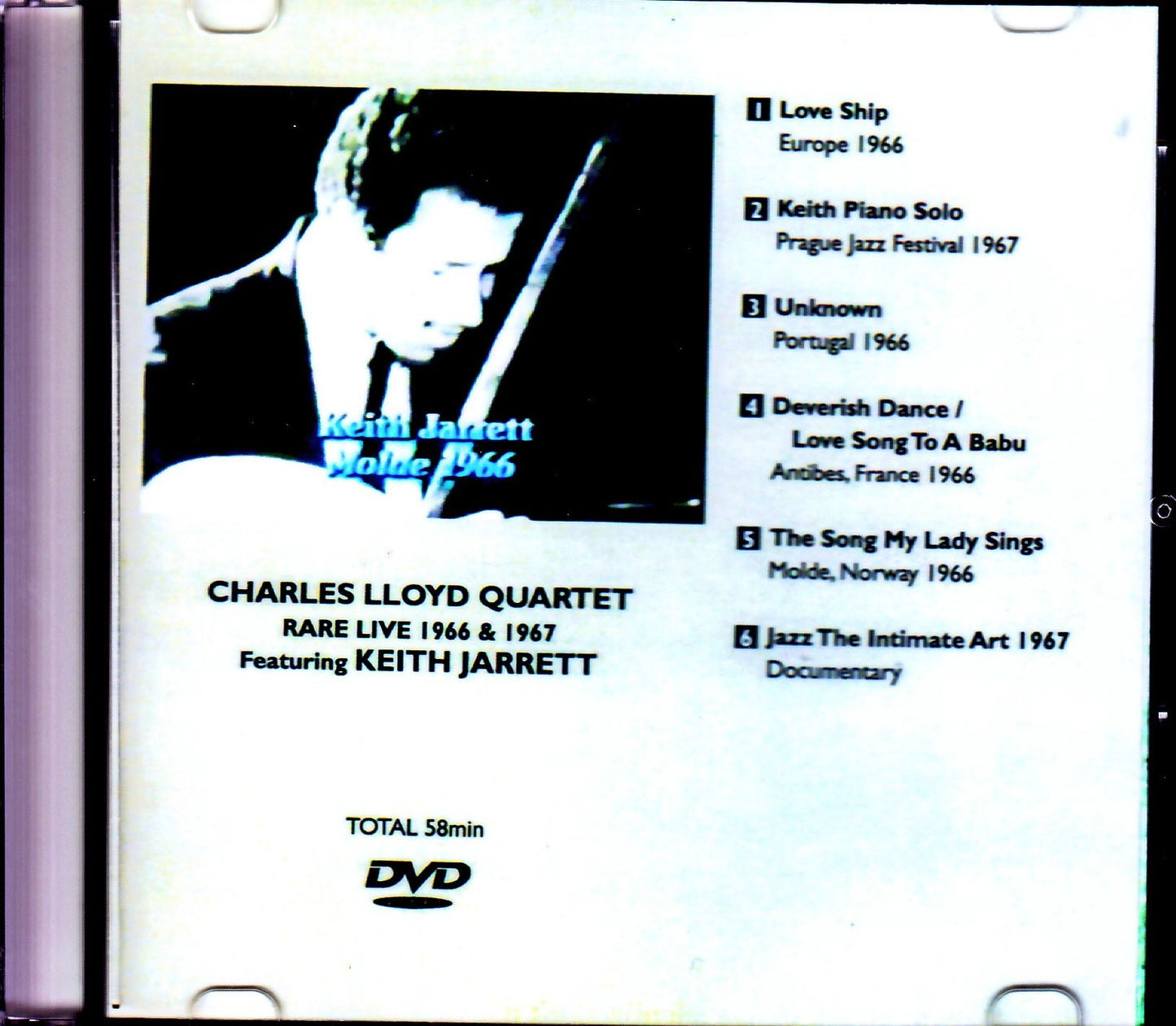 Charles Lloyd Quartet, Keith Jarrett/Rare Live Compile 1966-1967