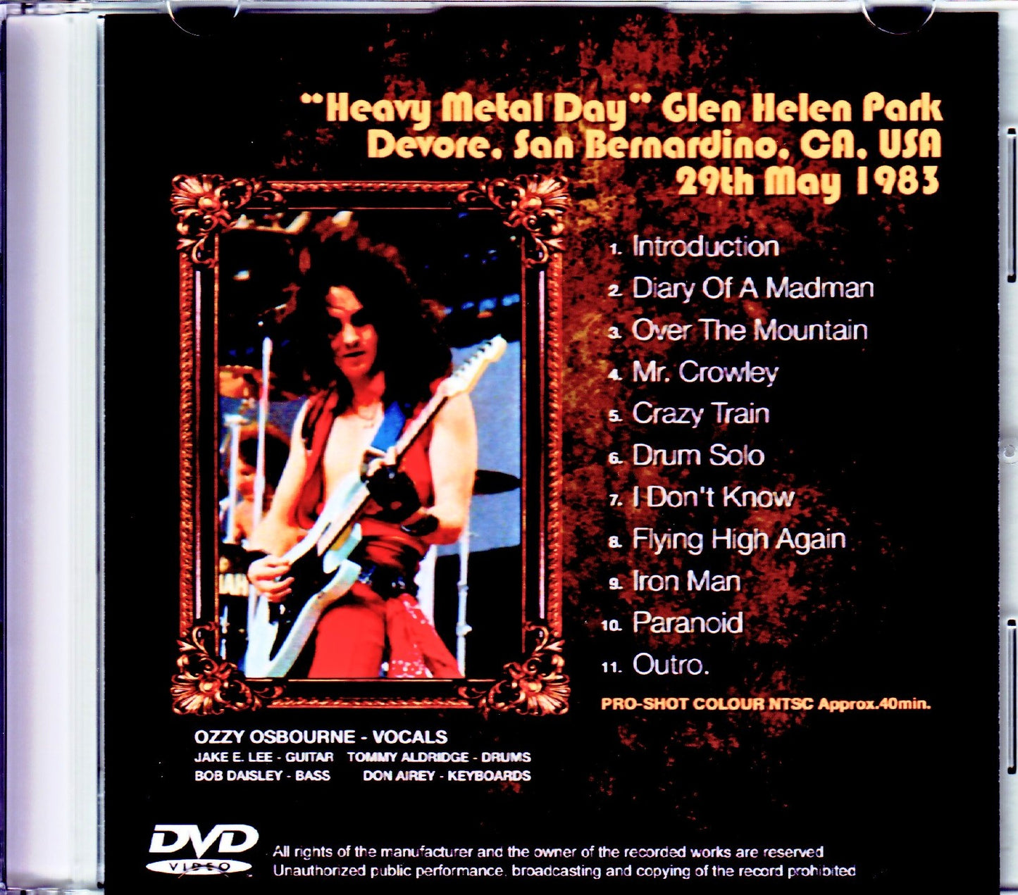 Ozzy Osbourne/CA,USA 1983 Upgrade