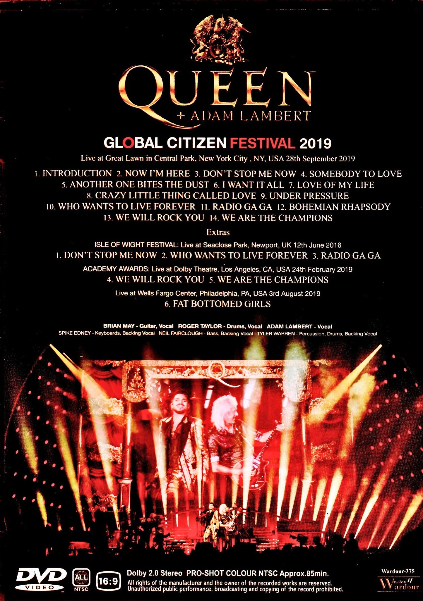 Queen,Adam Lambert/NY,USA 2019 & more