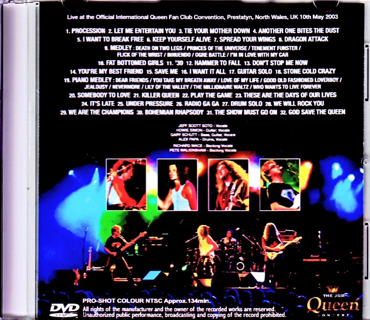 Jss,Jeff Scott Soto/Queen Convention UK 2003