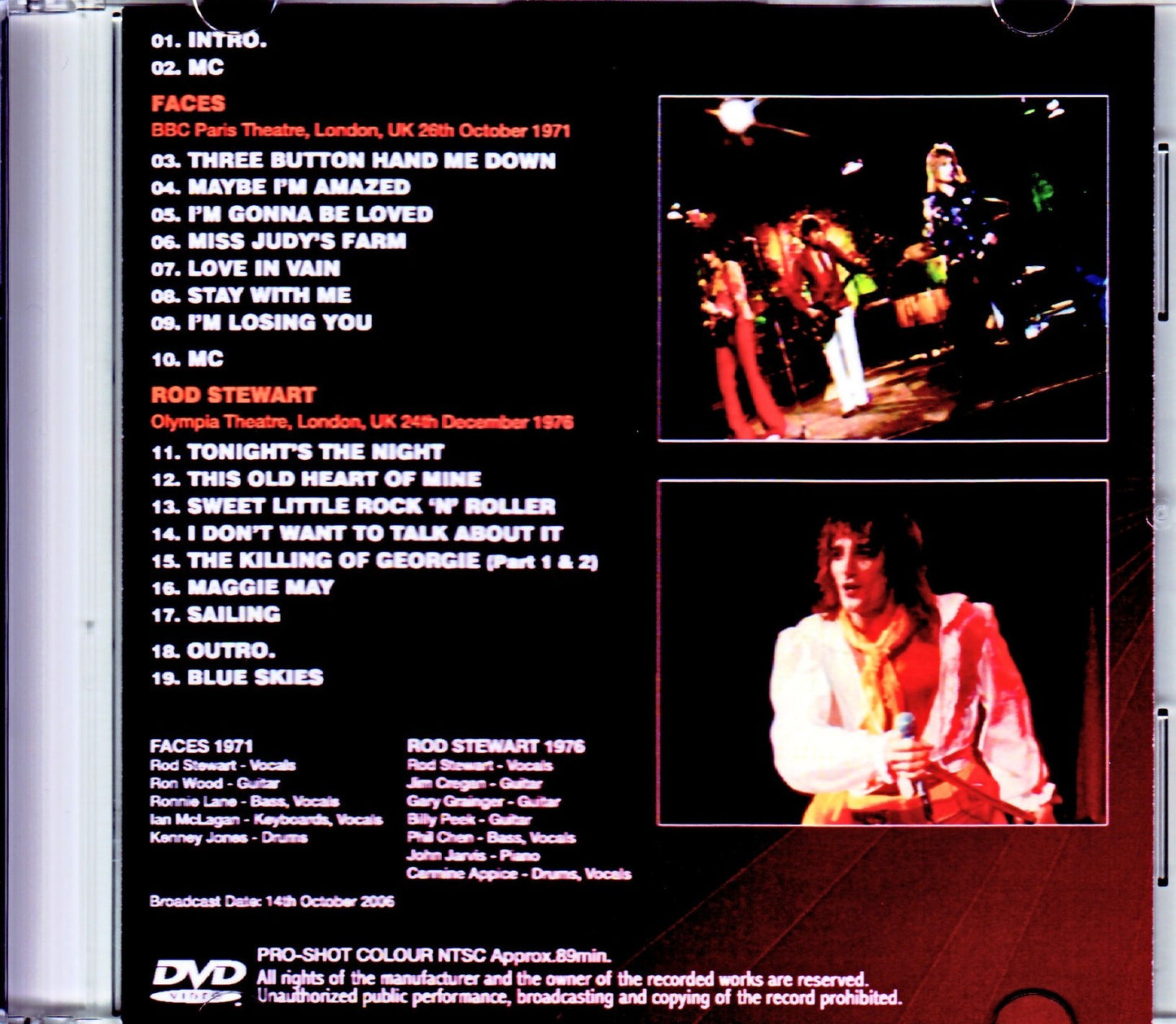 Rod Stewart,Faces/London,UK 1971 & more Japanese Broadcast Ver.
