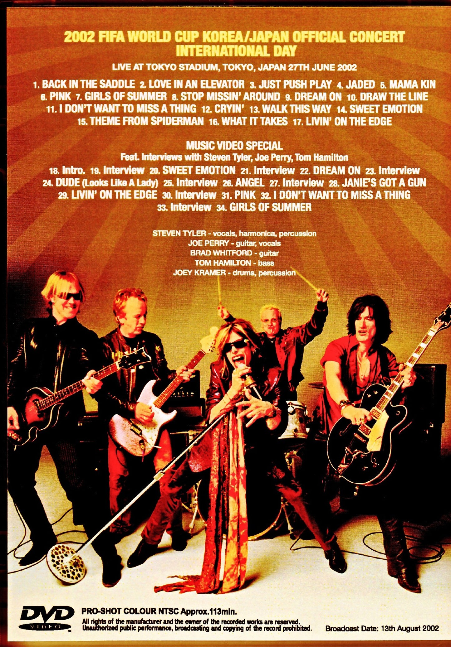 Aerosmith/Tokyo,Japan 2002 Upgrade & more