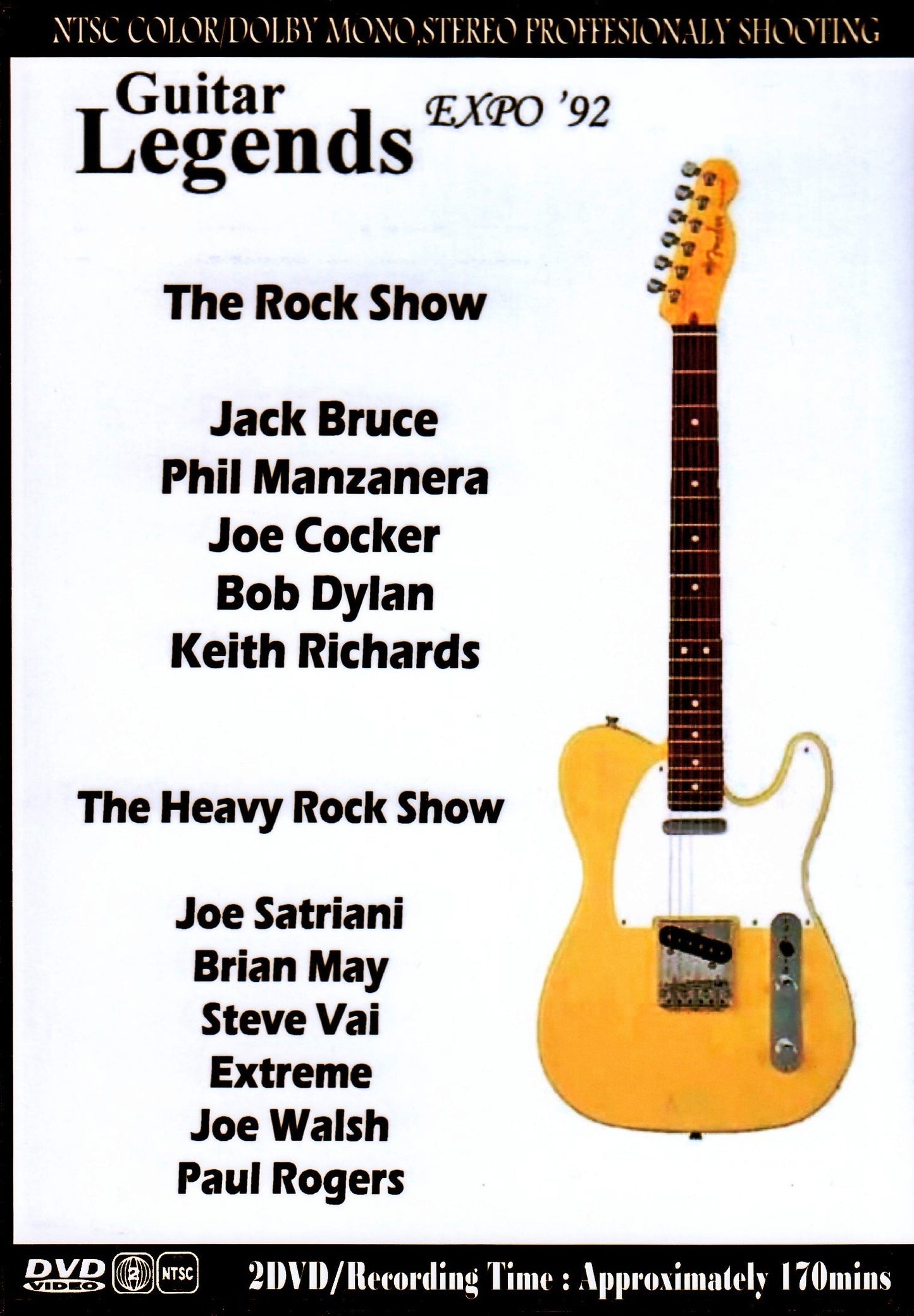 Various Artists Jack Bruce, Joe Satriani, Brian May, Steve Vai, Joe Walsh, Keith Richards/Spain 1992