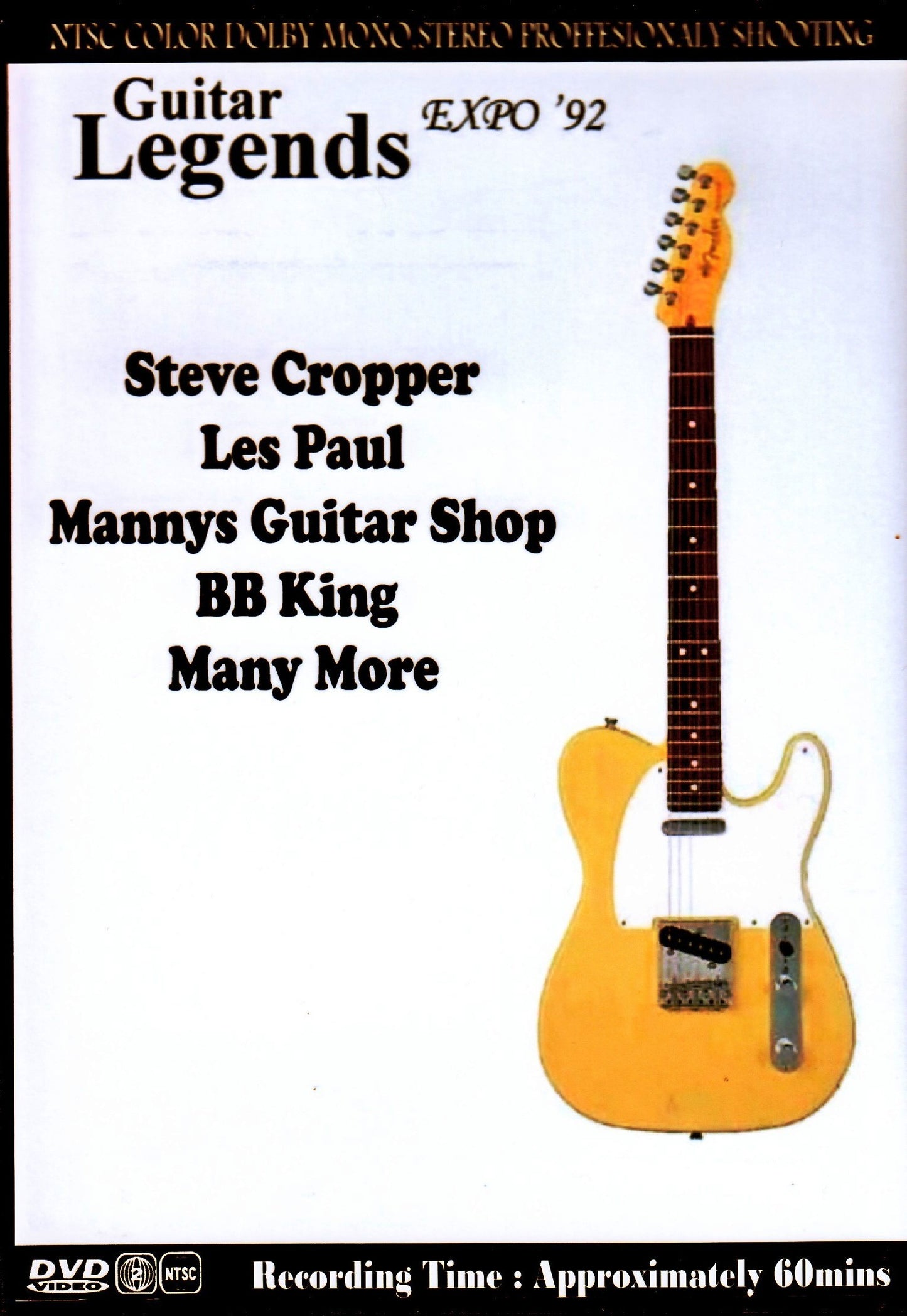 Various Artists Albert Collins, B.B. King, Steve Cooper, Les Paul/Spain 1992 Documentary Program