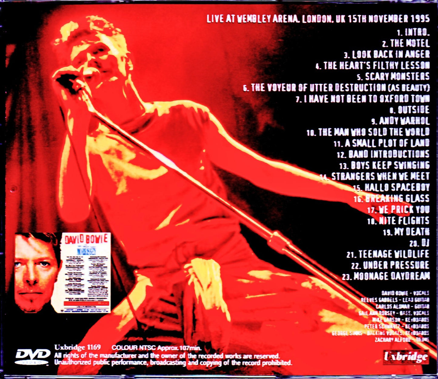 David Bowie/London,UK 11.15.1995