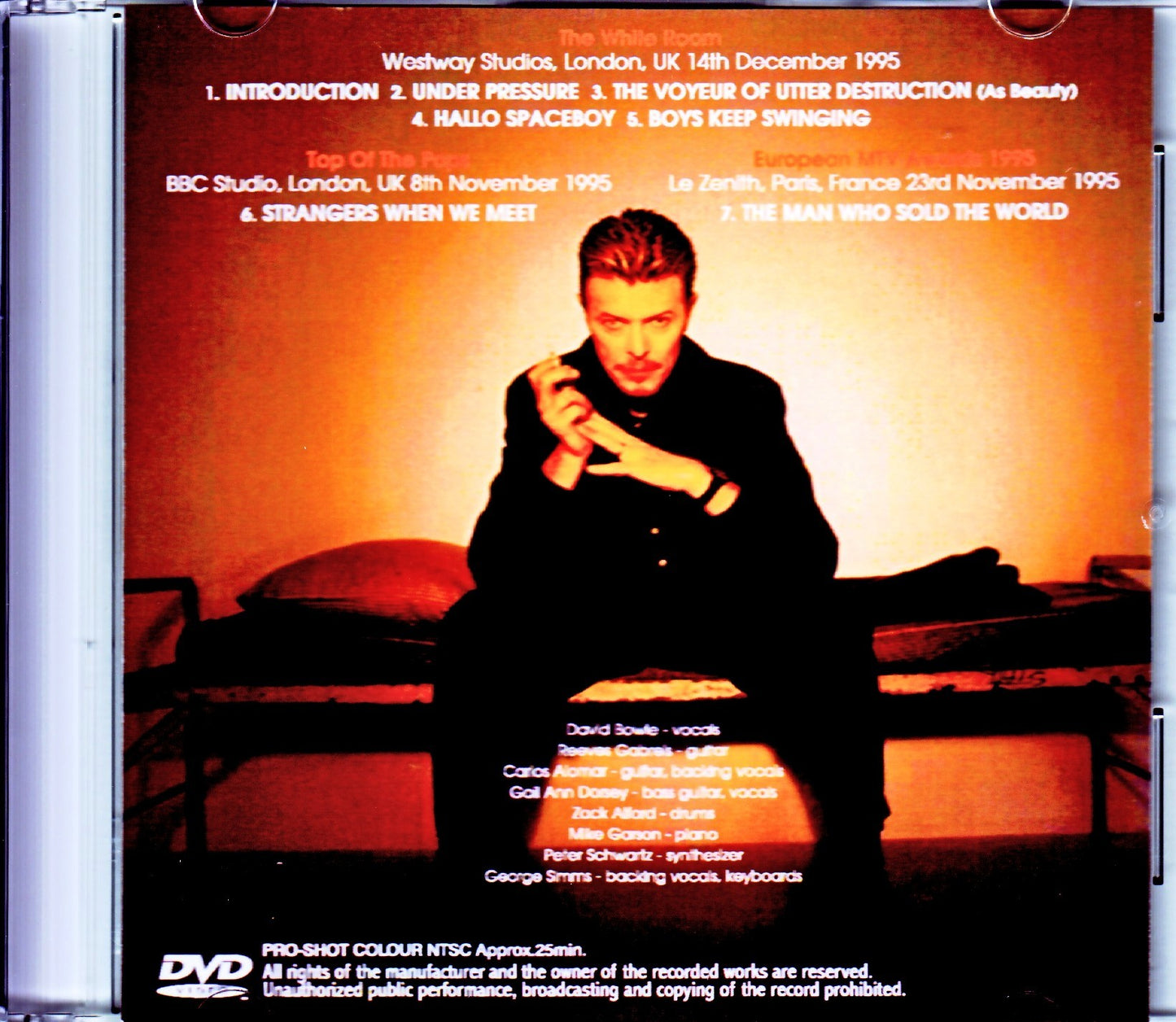 David Bowie/London,UK 1995 & more