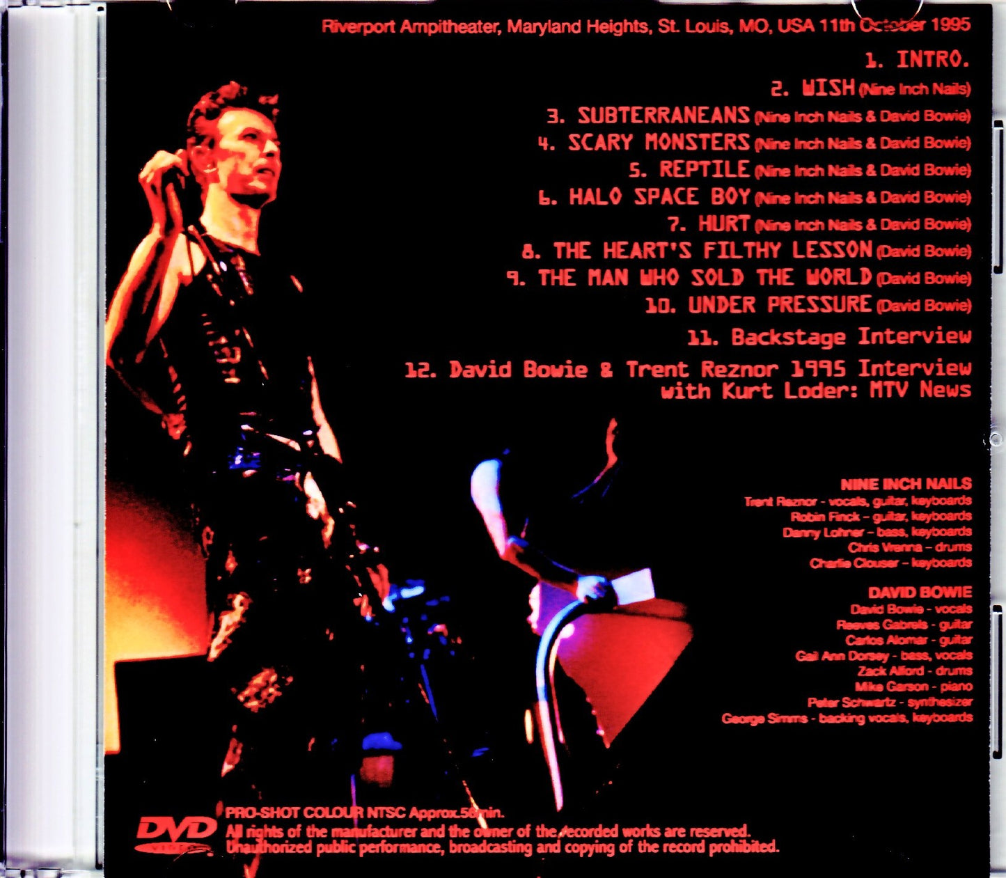 David Bowie,Nine inch Nails/MD,USA 1995