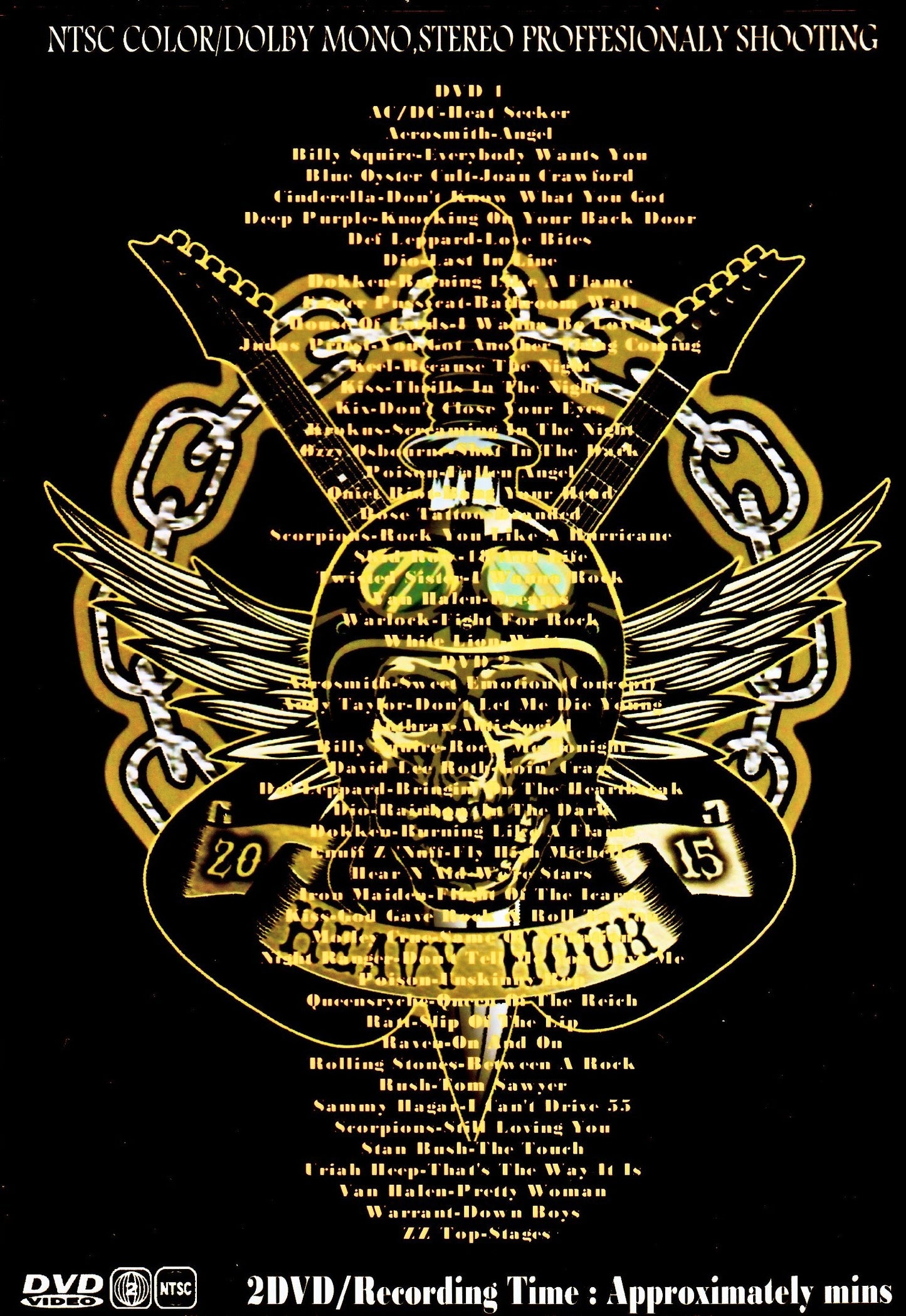 Various Artists Aerosmith,VanHalen,Deep Purple,Ozzy Osbourne/Metal Video Collection 80's Vol.3 & 4