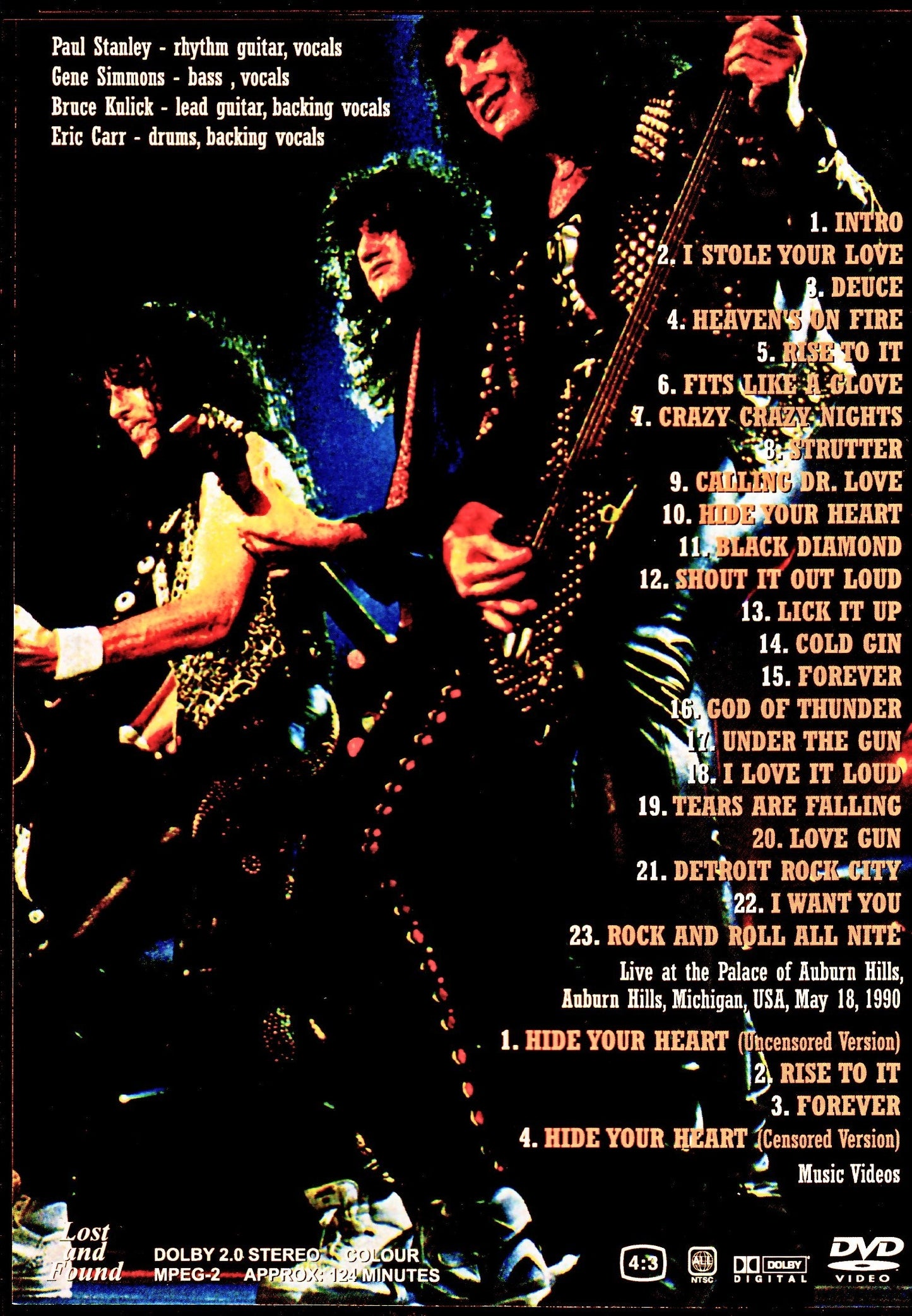 Kiss/MI, USA 1990 & more