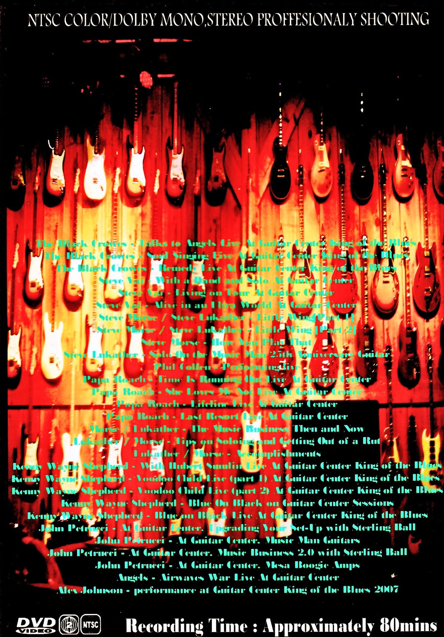 Various Artists Kenny Wayne Shepherd,Steve Lukather,Steve Vai,Black Crowes,Papa Roach/Guitar Center Session Compilation Vol.1
