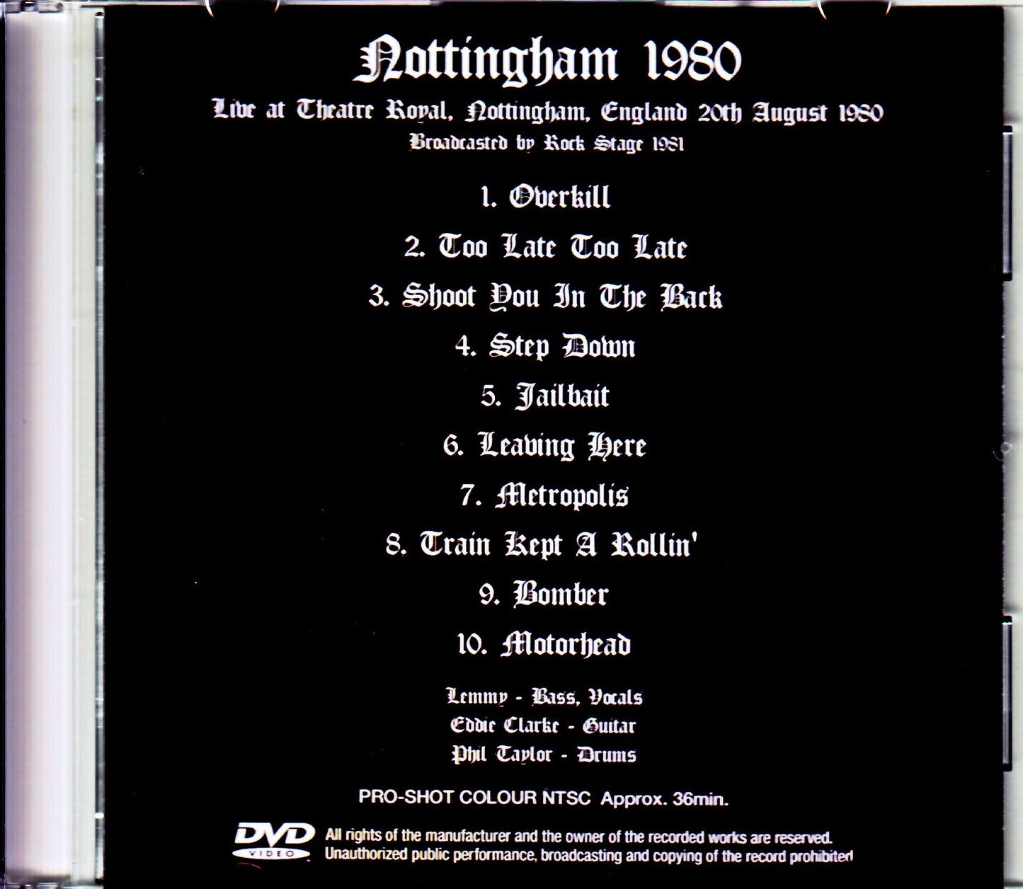 Motorhead/England,UK 1980